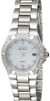 Citizen Women's EW0890-58D Eco-Drive Riva Diamond Accented Watch