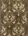 Rizzy Home VO2266 Volare 8-Feet by 10-Feet Area Rug, Brown