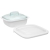 CorningWare SimplyLite 1-1/2-Quart Casserole with Glass and Plastic Lids