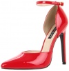 Pleaser Women's Sexy-21/R Pump,Red Patent,9 M US