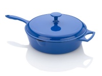 Fagor Michelle B. 4-Quart Chicken Fryer with Lid, Blue