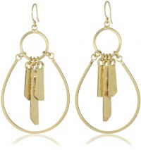 Kenneth Cole New York Urban Desert Gold-Tone Bar and Orbital Drop Earrings