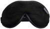 Dream Essentials Escape Luxury Travel and Sleep Mask with Earplugs and Carry Pouch, Black