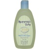 Aveeno Baby Wash & Shampoo, Lightly Scented, 8 Ounce (Pack of 2)