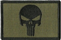 Punisher Tactical Patch - Olive Drab