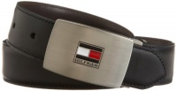 Tommy Hilfiger Men's Interchangable Buckle and Reversible Belt Set