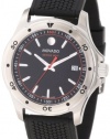 Movado Men's 2600099 Series 800 Performance Steel Case w/Black Textured Rubber Strap Watch