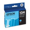 Epson DURABrite Ultra 124 Moderate-capacity Inkjet Cartridge (Cyan) (T124220)