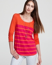 Live more colorfully with this vibrant and ultra-soft new Splendid top.