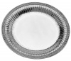 Wilton Armetale Flutes and Pearls Tray, Round, 15-1/2-Inch