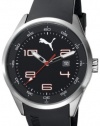 PUMA Men's PU102461001 Counter  Silver Black Watch