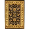 Safavieh Lyndhurst Collection LNH212A Black and Ivory Square Area Rug, 6-Feet Square