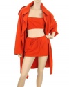 Jean Paul Gaultier Dress - Red Wool Trench Coat Dress It40