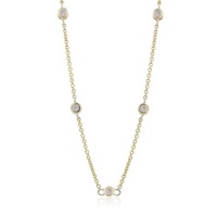 Effy Jewelry Effy® Diamond Necklace in 14K Yellow Gold 1.88 Tcw.