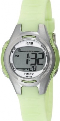 Timex Women's T5K081 1440 Sports Digital Light Green Resin Strap Watch