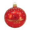 Commemorate the holiday season with this collectible Bloomingdale's glass ball ornament, packed in its own black lacquered box.