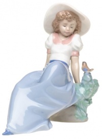 Nao Listening To The Bird's Song Porcelain Figurine