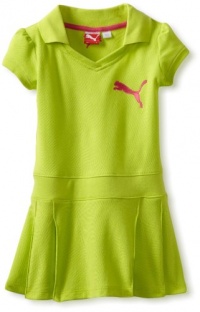 Puma - Kids Girls 2-6X Core Dress with Placket, Green, 5