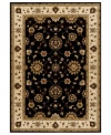 Inspired by the intricate artwork of the Art Nouveau period, the Warwick Panel area rug defines your space with ornate patternwork and rich, golden tones. Crafted in the USA of heavy-weight heat-set polypropylene, its dense, yet luxurious pile withstands heavy traffic with ease. (Clearance)