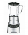 A rare combination of power and style, the Cuisinart PowerEdge blender features an ice-crushing Power6 Turbo-Edge blade that makes quick work of virtually any task, creating a full-coverage vortex that leaves no ingredient unblended. Three-year limited warranty. Model CBT-700.