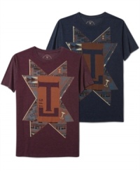 Exploit the power of the T: Triple Fat Goose short-sleeved tee with geometric T graphic.