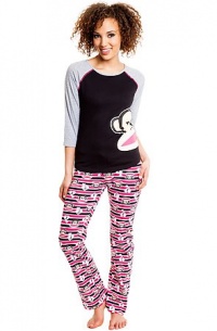 Paul Frank Women's Just Julius Stripe Pajama Set