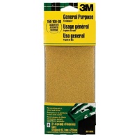 3M 9019 General Purpose Sandpaper Sheets, 3-2/3-Inch by 9-Inch, Assorted Grit