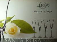 Lenox American By Design Set of 4 Flutes 6 Oz. Santa Rosa