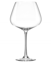 Inspired by the Tuscan appreciation for fine wine, these classic burgundy glasses are designed to emphasize the rich colors and sweet aromas of delicate reds. Dishwasher-safe crystal by Lenox adds to their appeal.