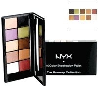 NYX Cosmetics Eye Shadow Palette 10 Color, Strike a Pose, 0.49 Ounce