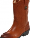 FRYE Melissa Button Boot (Little Kid/Big Kid),Cognac,2.5 M US Little Kid