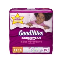 GoodNites Underwear, Girls, Small/Medium, 27 Count