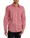 Victorinox Men's Erstfeld Gingham Check Sport Shirt, VX Red, Medium