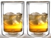 Sun's Tea (TM) 13oz Strong Double Wall Old-Fashioned Thermo Whiskey/coffee/juice Glasses, Set of 2