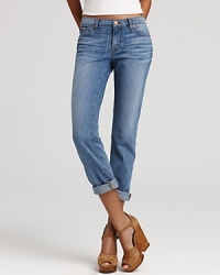 These slouchy-cool J Brand boyfriend jeans offer a stylishly masculine take on denim.