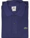 Lacoste Men's Short Sleeve Classic Pique Polo Shirt (Storm Blue)