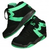 Fila M Squad Basketball Mid-top Shoes, FW00480-088, Black and Green