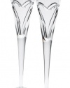 Waterford Wishes Love and Romance Flutes, Set of 2