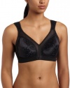 Playtex Women's 18 Hour Original Comfort Strap Bra, Black, 40D