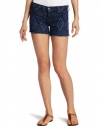 7 For All Mankind Women's Carlie Cut-Off Short in Blue Diamond Laser, Blue Diamond Laser, 28