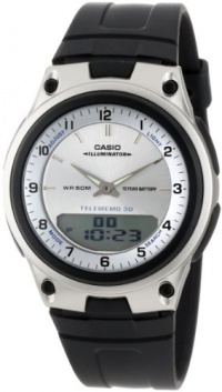 Casio Men's AW80-7AV World Time Databank 10-Year Battery Watch