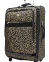 Ricardo Beverly Hills Luggage Savannah 24 Inch Two Compartment Upright Bag, Golden Leopard, Large