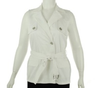 Michael Kors Sleeveless Jacket White PM