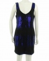 As U Wish Sequin Dress Purple XL