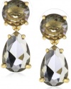 Kate Spade New York Essentials Black Diamond Double Drop Earrings