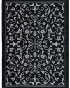 Area Rug 2x3 Rectangle Transitional Black - Sand Color - Safavieh Courtyard Rug from RugPal