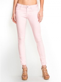 GUESS Brittney Ankle Skinny Pastel Jeans, PASTEL PINK WASH (29)