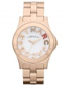 A darling Rivera collection watch with warm tones and colorful sparkle brought to you by Marc by Marc Jacobs.