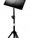 On-Stage SM7211 Professional Folding Orchestral Music Stand, Black