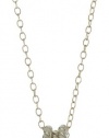 gorjana Rope Sterling Silver Three-Ring Necklace